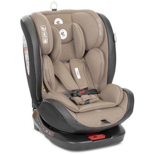Scaun Auto Copii Ares i-Size Isofix Anti Rebound Bar Rotativ 40-150CM 0 Luni - 12 Ani Maxim 36KG Bej