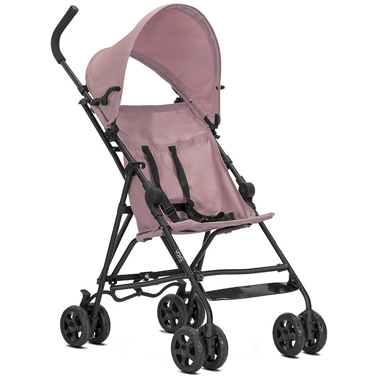 Carucior Sport Vaya Ultra Light Manere Ergonomice Roti Spate cu Frana Sincronizata pana la 22 Kg 6 Luni+ Rose