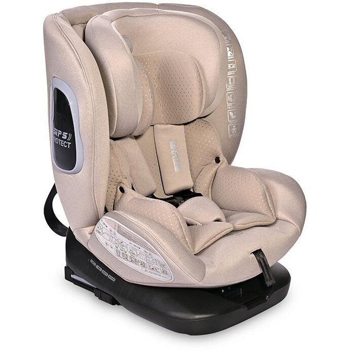Scaun Auto Copii Phoenix i-Size Isofix Rotativ 0 Luni - 12 Ani 40-150CM String Bej