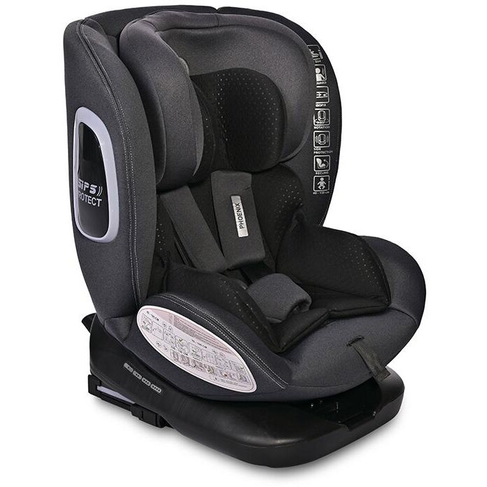 Scaun Auto Copii Phoenix i-Size Isofix Rotativ 0 Luni - 12 Ani 40-150CM Negru Jasper