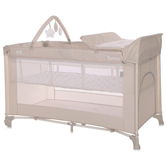 Pat Copii Pliabil Torino Plus 2 Nivele Cu Accesorii Fog Elements