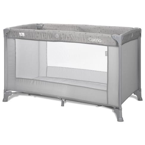 Pat Copii Pliabil Carina 1 Nivel Geanta De Transport Grey Stars