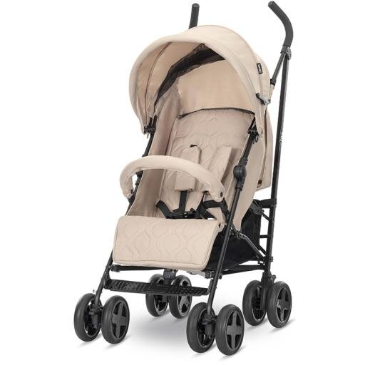 Carucior Sport Ida Spatar Reglabil cu Mecanism 3 Pozitii Beige