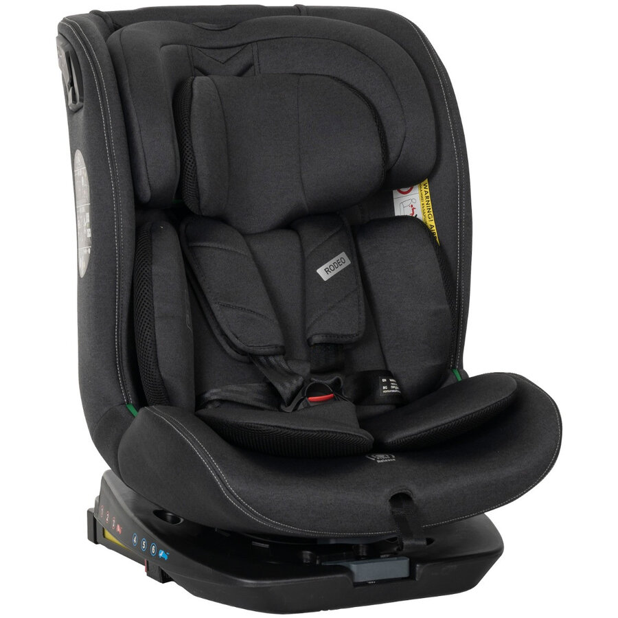 Scaun Auto Copii Rodeo i-Size Isofix Rotativ 0 Luni-12 Ani 40-150CM Max 36KG Negru