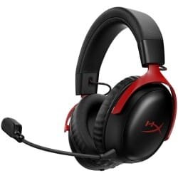 Casti Bluetooth HyperX Cloud III S WS, Rosu/Negru - imagine 2