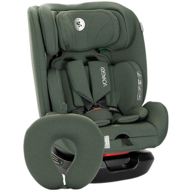 Scaun Auto Copii Voyager i-Size Pernuta de Calatorie Inclusa 0 Luni - 12 Ani 40-150CM Verde