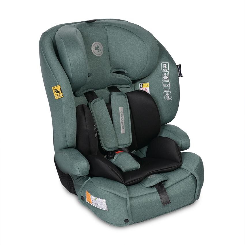 Scaun Auto Copii Benevento Isofix i-Size 15 Luni-12 Ani 76-150CM Verde Pin