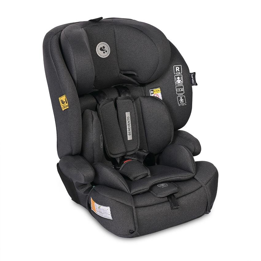 Scaun Auto Copii Benevento Isofix i-Size 15 Luni-12 Ani 76-150CM Negru Jasper