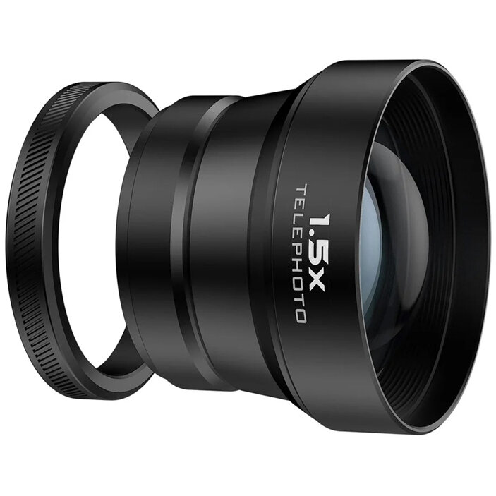 Accesoriu Camera Video Actiune compatibil cu FUJI X1000VI/X100V, 62mm, Zoom 1.5x, Negru