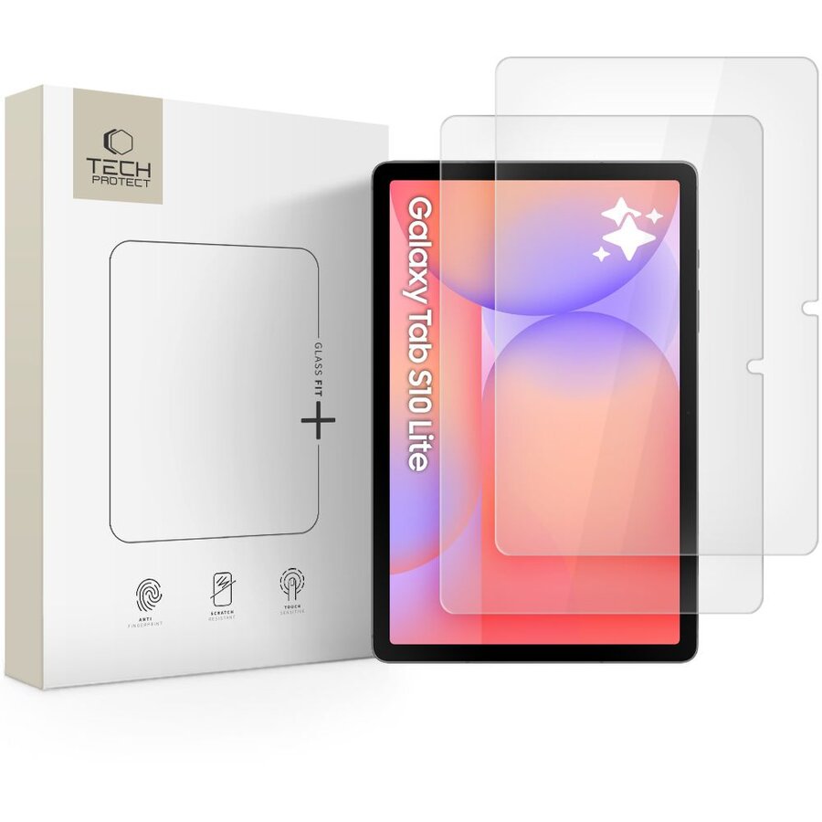 Folie protectie tableta Glass Fit Plus compatibila cu Samsung Galaxy Tab S10 Lite, Transparent
