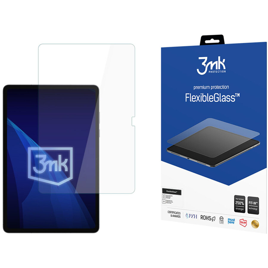 Folie protectie tableta FlexibleGlass compatibila cu Samsung Galaxy Tab S11, Transparent