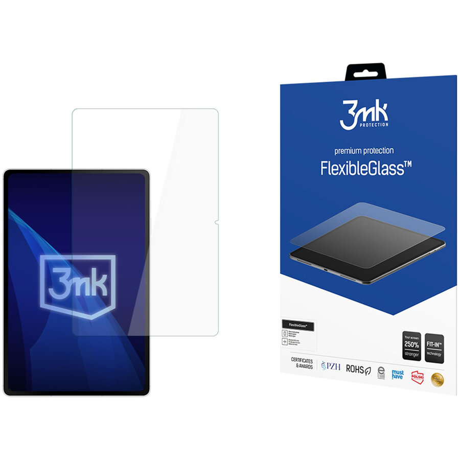 Folie protectie tableta FlexibleGlass compatibila cu Samsung Galaxy Tab S10 FE Plus, Transparent