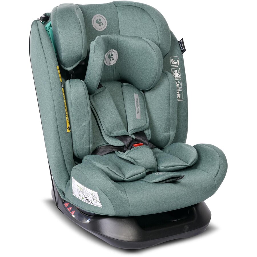 Scaun Auto Copii Scorpius i-Size 0 Luni-12 Ani 40-150CM Maxim 36KG Verde Pin
