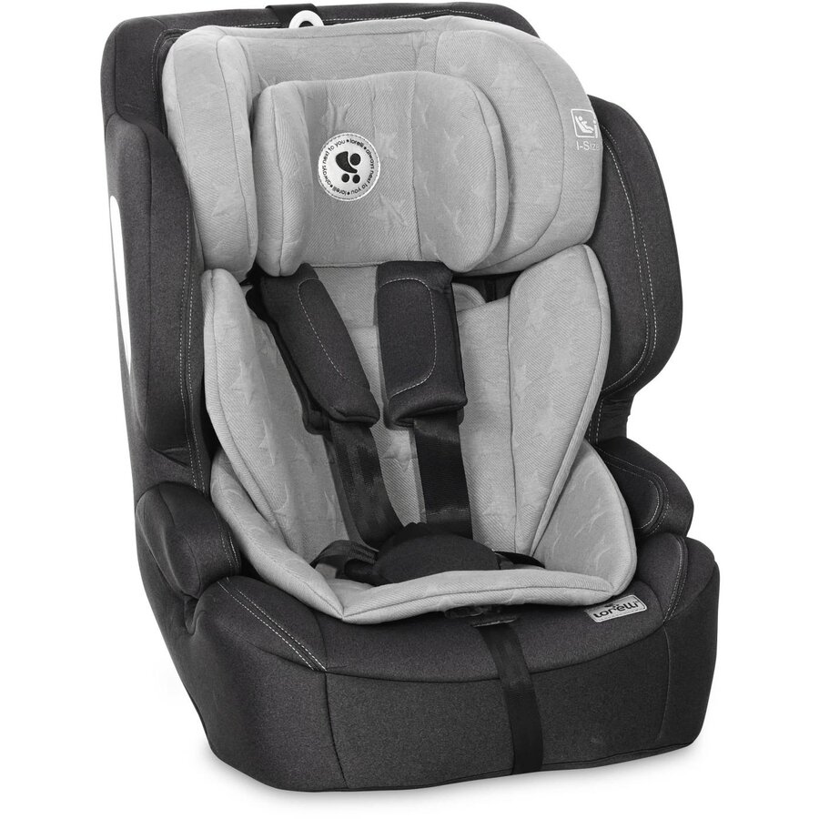 Scaun Auto Copii Andromeda I-Size Isofix 76-150CM 15 Luni-12 Ani Maxim 36KG Cool Grey Stars
