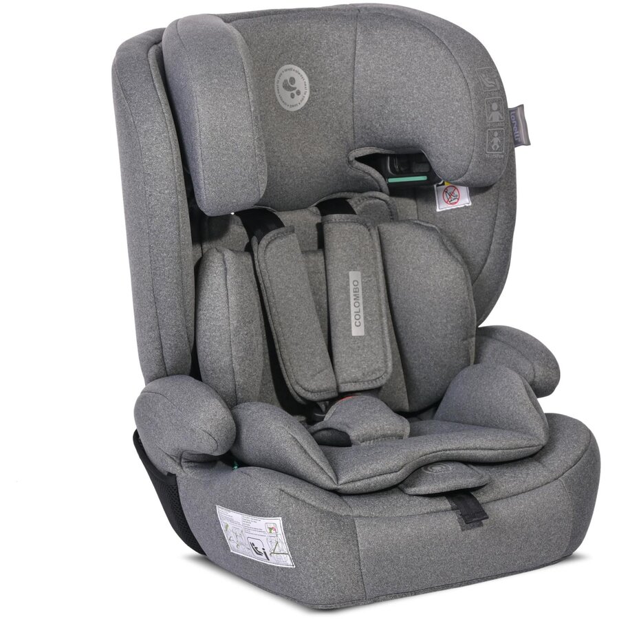 Scaun Auto Copii Colombo i-Size 15 Luni - 12 Ani 76-150CM Gri