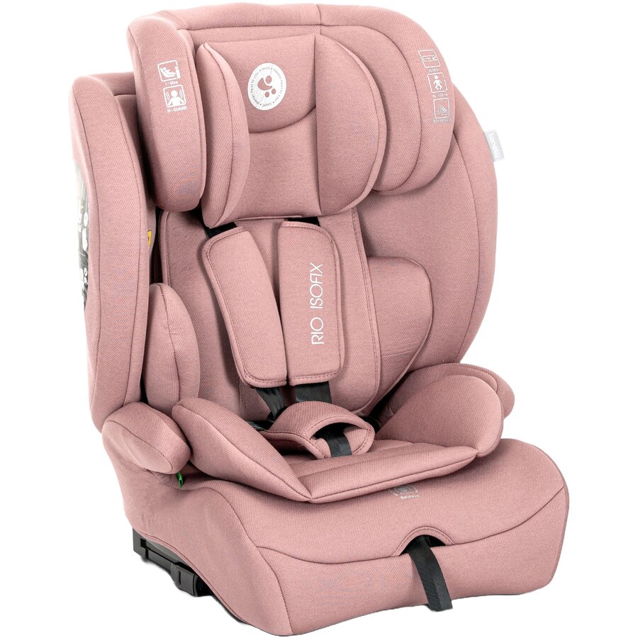 Scaun Auto Copii Rio i-Size Isofix 76-150CM 15 Luni-12 Ani Roz
