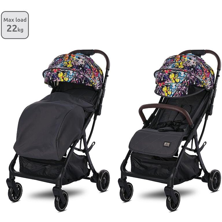 Carucior Sport Autofold de la 0 Luni pana la 4 Ani Maxim 22kg Protectie UV Minori Magic Flowers