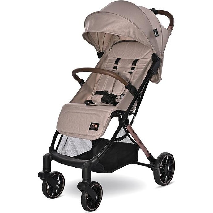 Carucior Sport Ribera Tip Troler de la 0 Luni pana la 3 Ani Maxim 15 Kg Dimensiuni Compatibile Avion Bej Warm