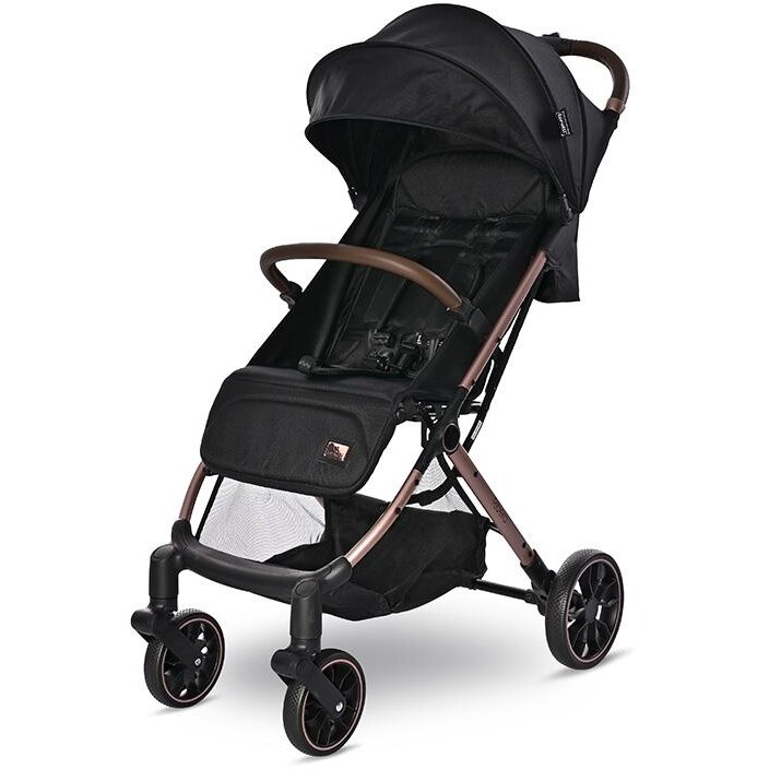 Carucior Sport Ribera Tip Troler de la 0 Luni pana la 3 Ani Maxim 15 Kg Dimensiuni Compatibile Avion Negru Pearl