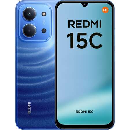 Telefon mobil Xiaomi Redmi 15C 128GB 4GB RAM Dual Sim 4G Moonlight Blue