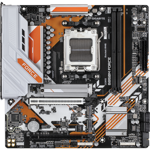 Placa de Baza B850M Force AM5 DDR5 mATX Alb/Portocaliu