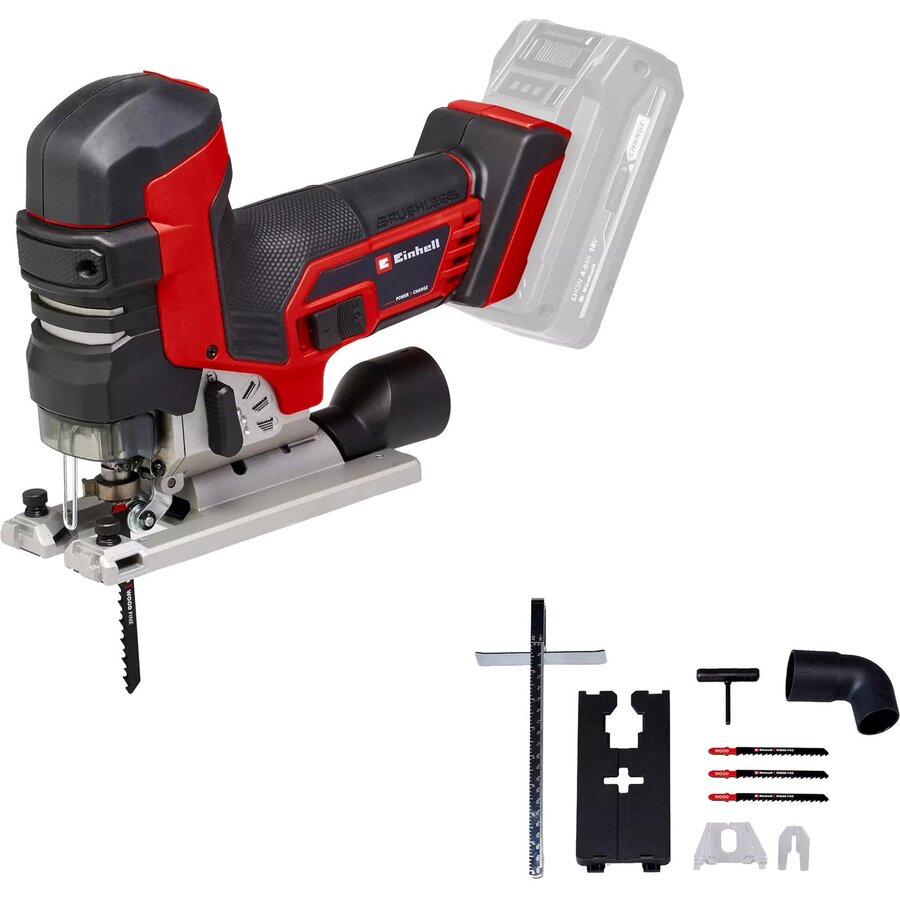 Fierastrau electric Professional Cordless Jigsaw TP-JST 18/135 Li BL - Solo, 18 Volt red/black, without battery and charger