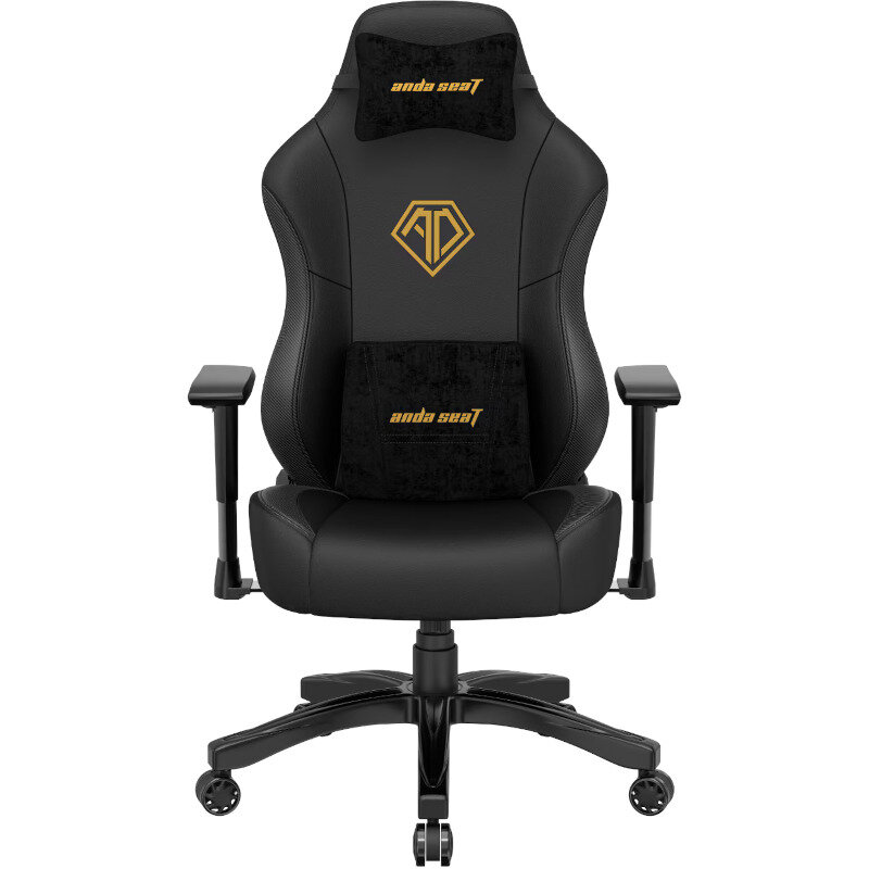 Scaun Gaming Phantom 3L Black Gold