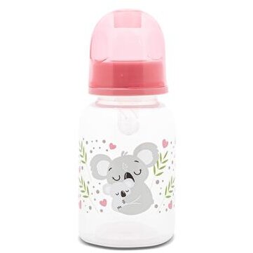 Biberon cu capac Lorelli Shell Pink, 0 luni+, 125 ml - imagine 2