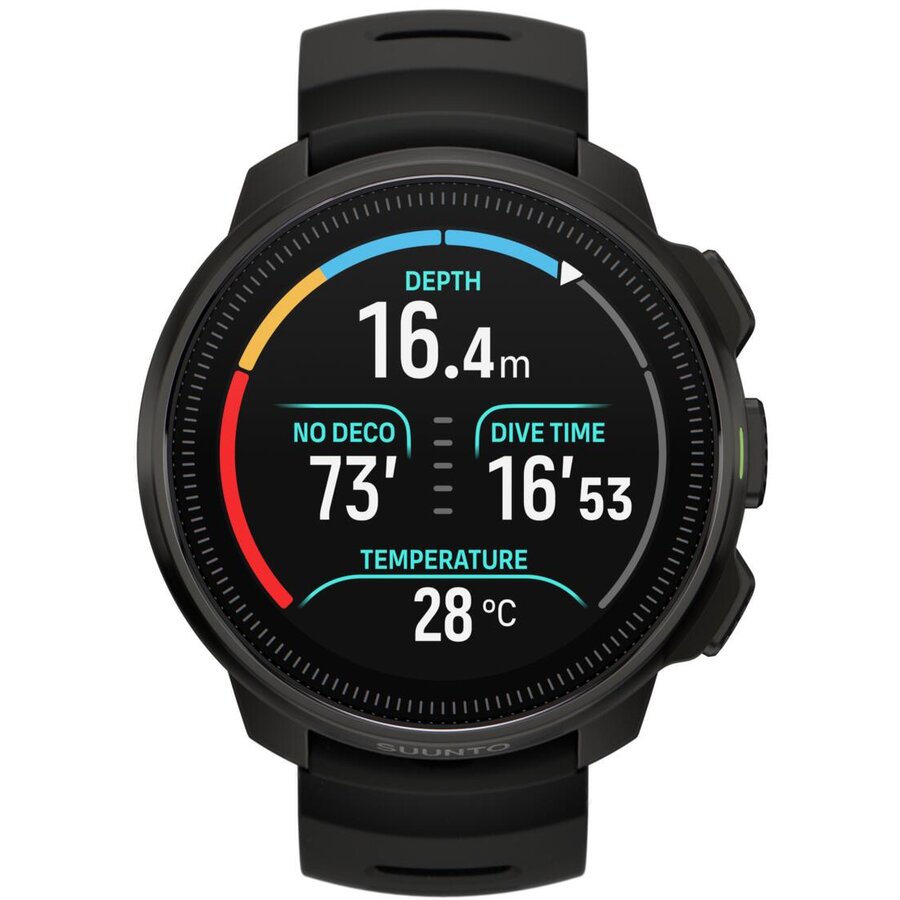 Ceas Sport Multifunctional Ocean pentru Scufundari si Outdoor Display AMOLED 1.43Inch Bluetooth All Black