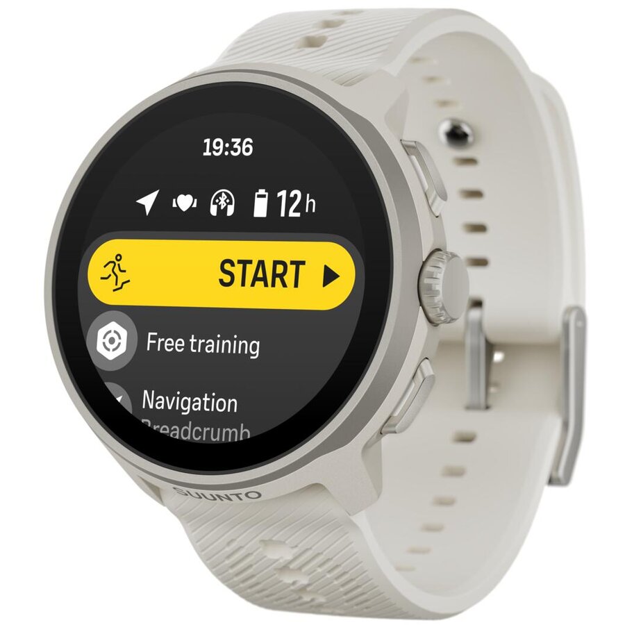 Ceas Sport RUN Display AMOLED 1.32Inch Curea Silicon Frost Gray