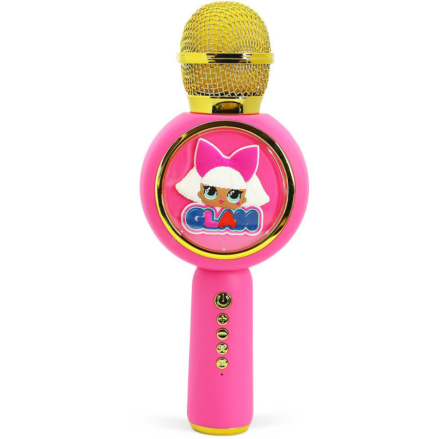 Microfon Popsing Led Light up Wireless Karaoke L.O.L Surprise! Glam Roz
