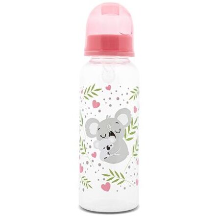 Biberon cu Capac 0 Luni+ 250ml Shell Pink