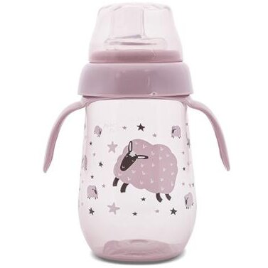 Biberon anticurgere cu toarte si gat largLorelli My Friend Cameo Blue , 6 luni+, 250 ml - imagine 2