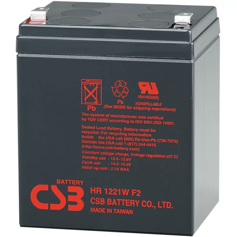 Baterie UPS Eaton CSB HR1221WF2 12V 5Ah Borne F2 VRLA