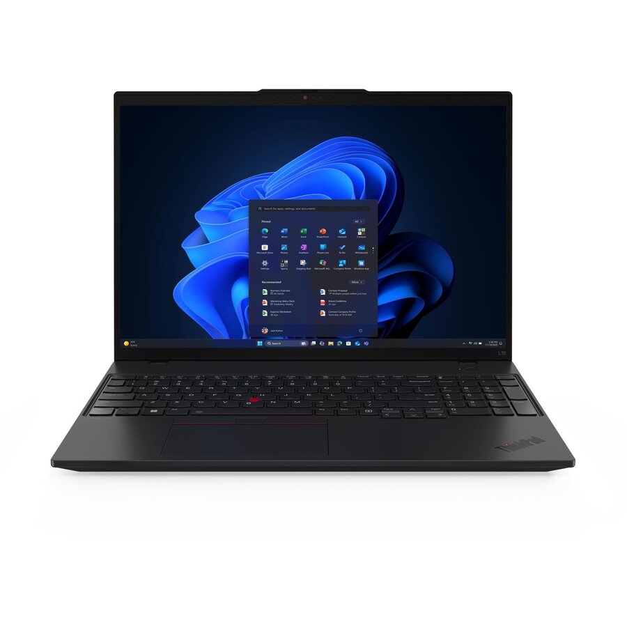 Laptop ThinkPad L16 AMD Gen 2 16 WUXGA AMD R5 PRO 215/16GB/512GB/AMD Radeon 740M/WIN11 Pro/ENG Backlit kbd/FP/SC/LTE Upgradable/3Y Warranty - imagine 2