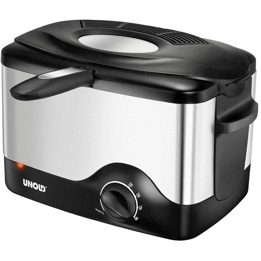 Friteuza Deep Fryer 1.5L 1200W Negru-Argintiu