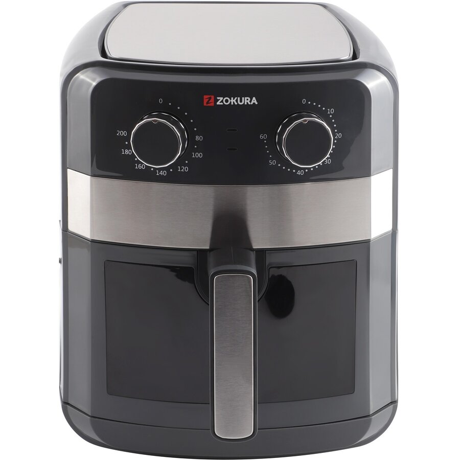 Friteuza cu Aer Cald 6.3L 1350W Negru-Argintiu