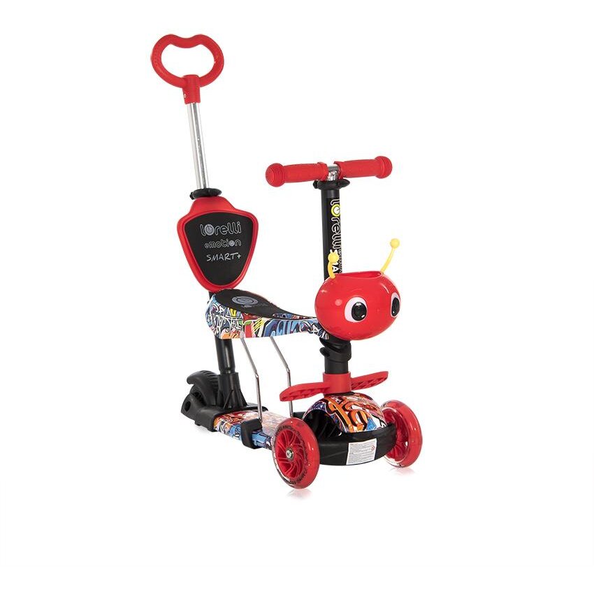 Trotineta Copii Smart Plus 3 Ani+ Maxim 20 KG Red Graffiti