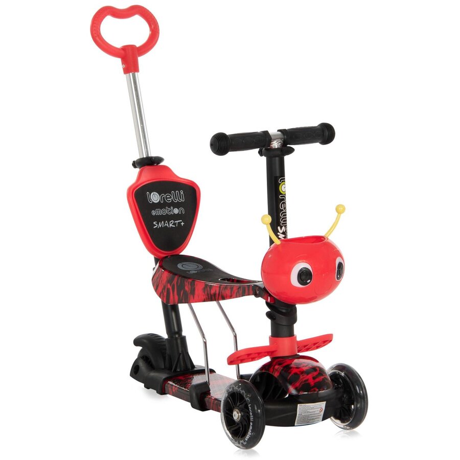 Tricicleta Copii Smart Plus 3 Ani+ Maxim 20 KG Red Fire