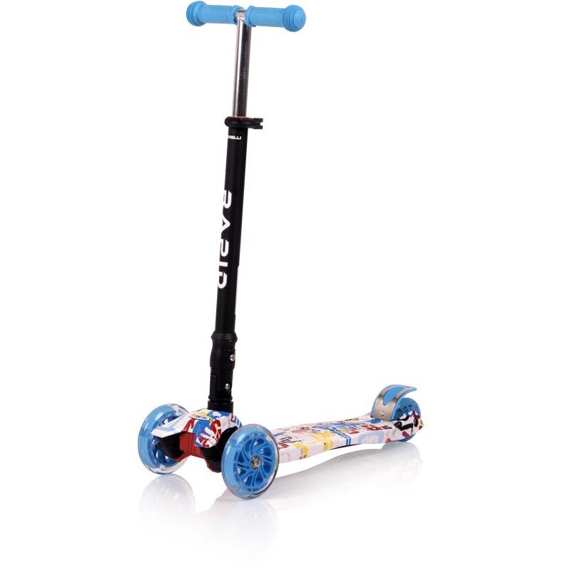 Tricicleta Copii Rapid 4 Roti cu LED-uri 5 Ani+ Tracery Albastru