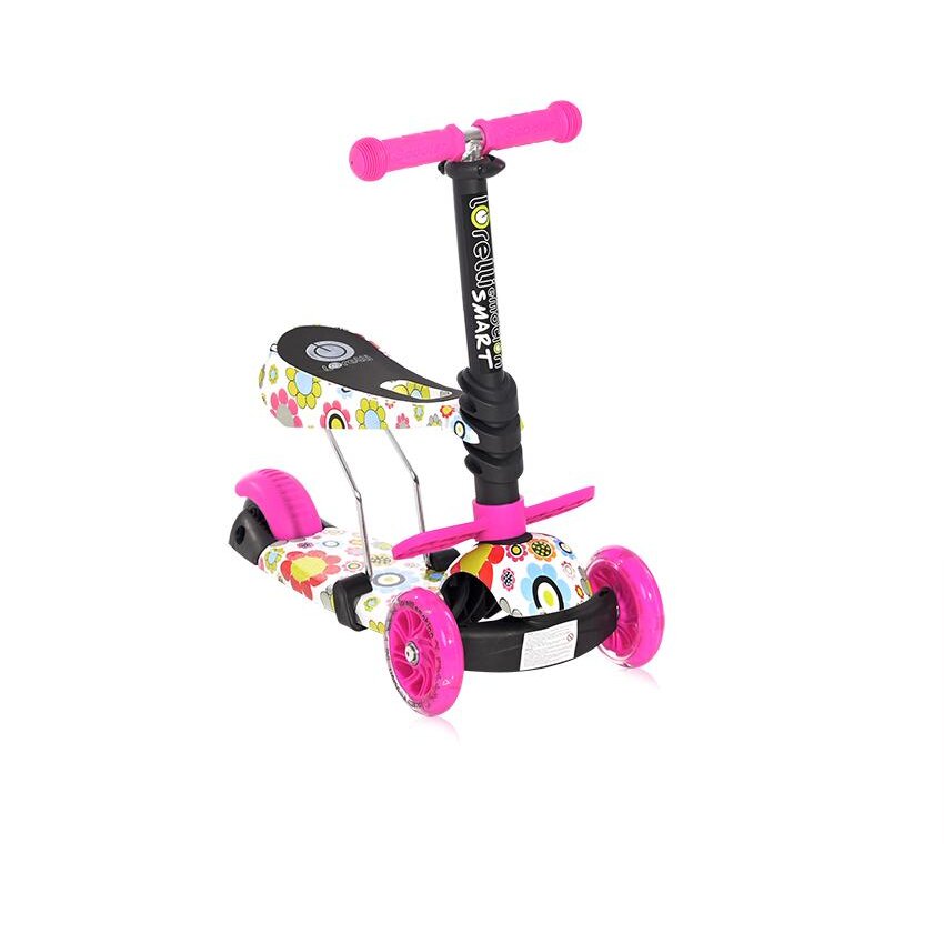 Trotineta Electrica Smart 3 Ani+ Maxim 20KG Pink Flowers