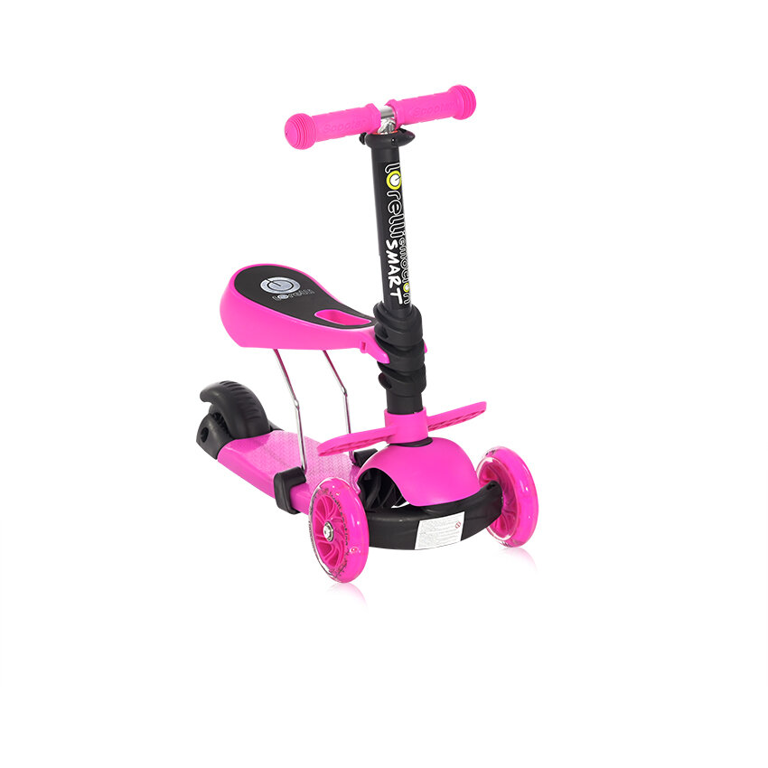 Trotineta Copii Smart 3 Ani+ Maxim 20KG Roz