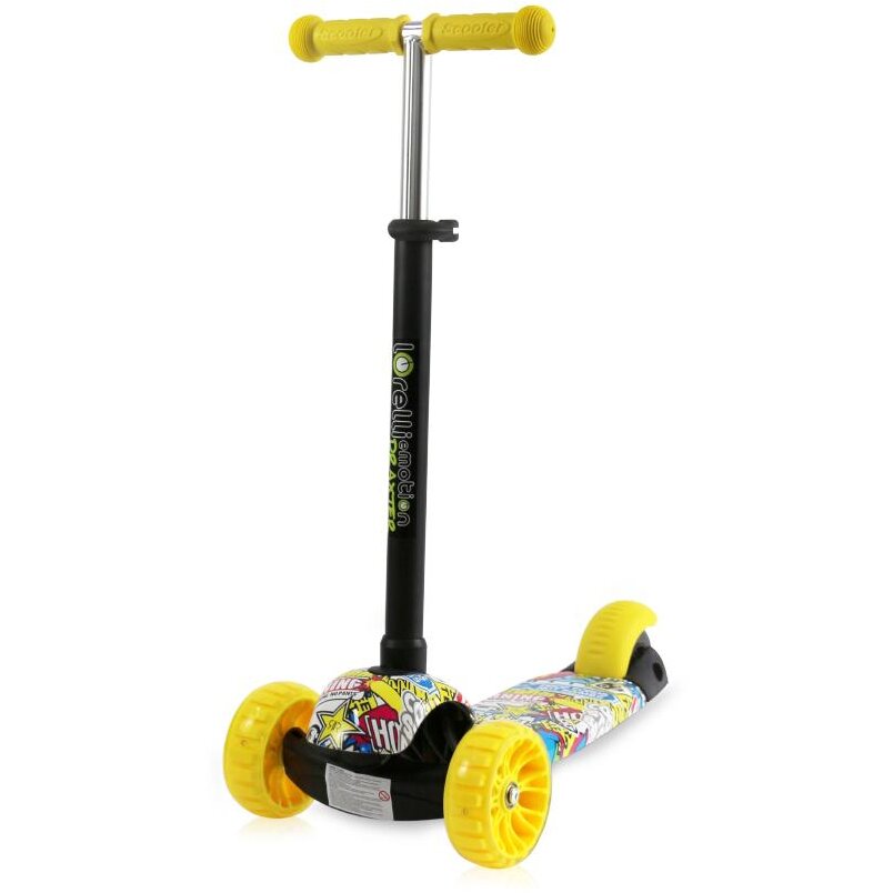 Trotineta Copii Draxter 3 Ani+ Graffiti Smile Galben