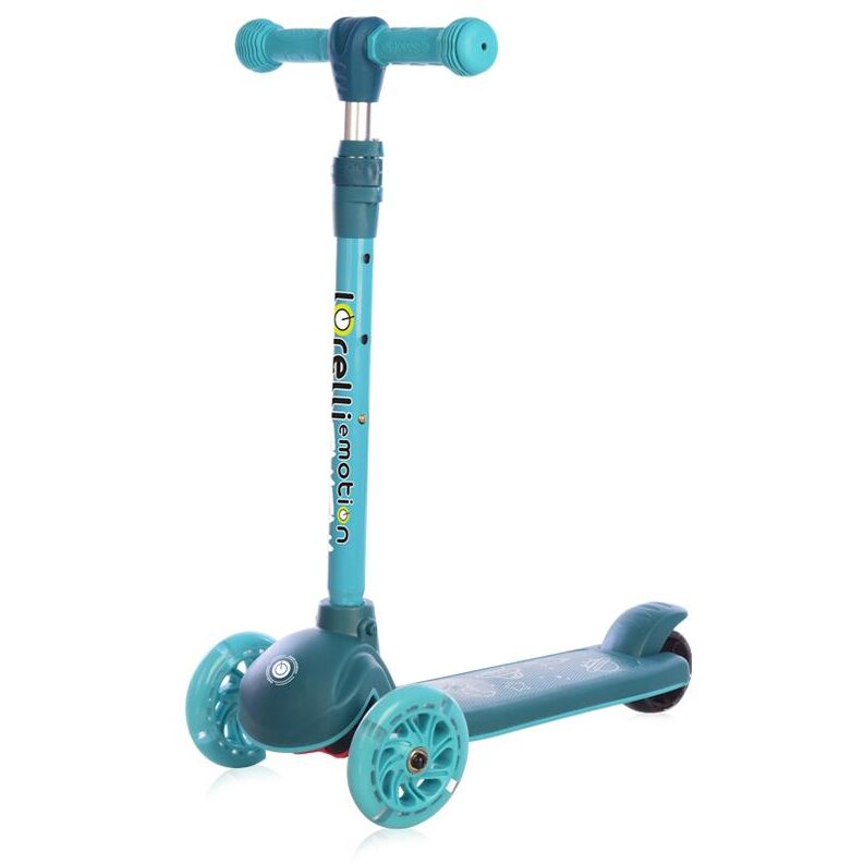 Trotineta Copii Tamtam 3 Ani+ Roti cu Lumini Green UFO