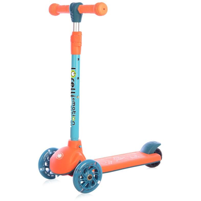 Trotineta Copii Tamtam 3 Ani+ Roti cu Lumini Orange UFO