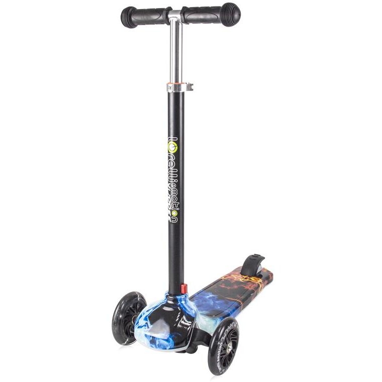 Trotineta Copii Yuppee 3 Ani+ Roti cu Lumini Red Flame