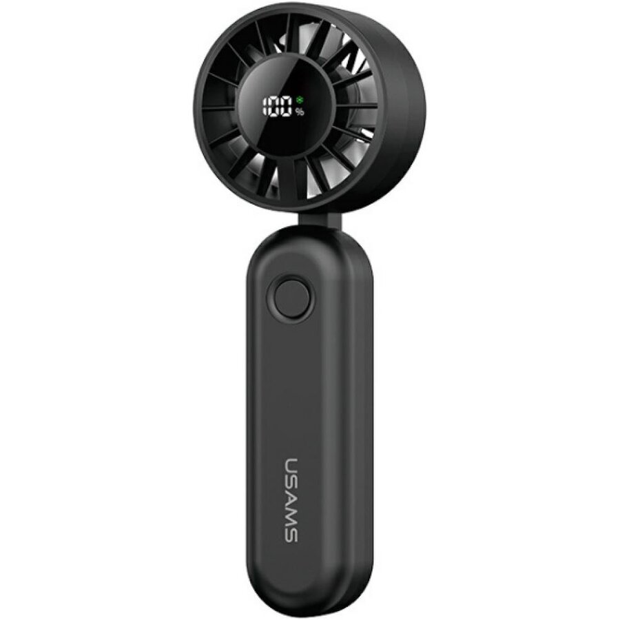 Ventilator de camera ZB352 Mini 3W 1200 mAh 5 viteze USB-C Negru