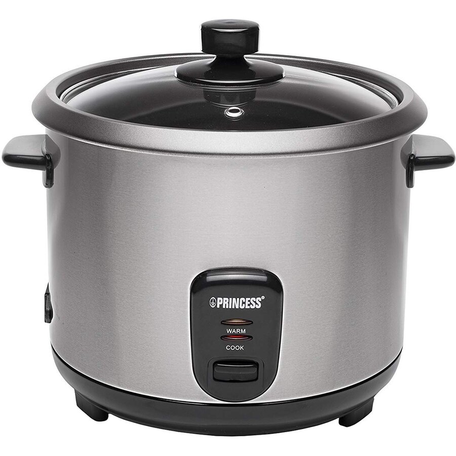 Oala Electrica pentru Gatit Orez Capacitate 1.8L 700W Argintiu