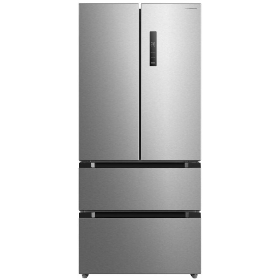 Combina Frigorifica HCFD-M516INVXE++ Clasa E 35dB 516L No Frost Argintiu