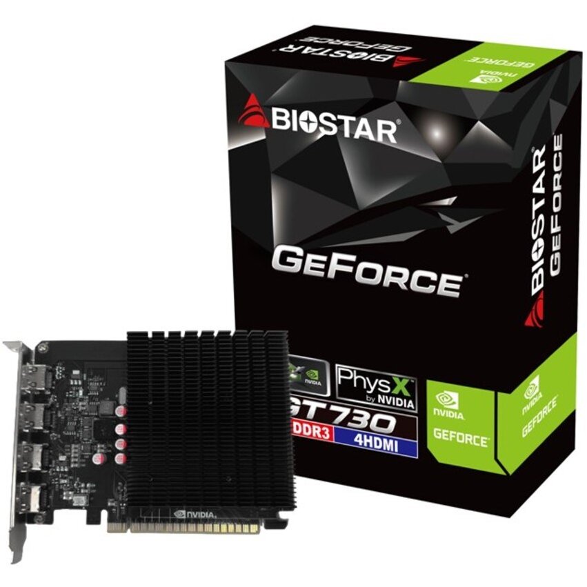 Placa video Biostar GeForce GT 730 4GB DDR3 128-bit - imagine 2